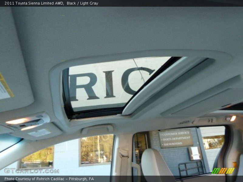 Black / Light Gray 2011 Toyota Sienna Limited AWD