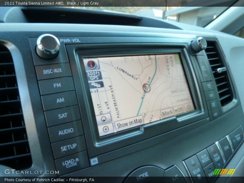 Black / Light Gray 2011 Toyota Sienna Limited AWD
