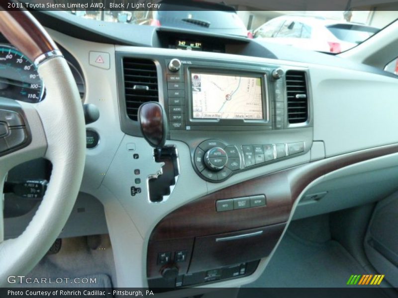 Black / Light Gray 2011 Toyota Sienna Limited AWD
