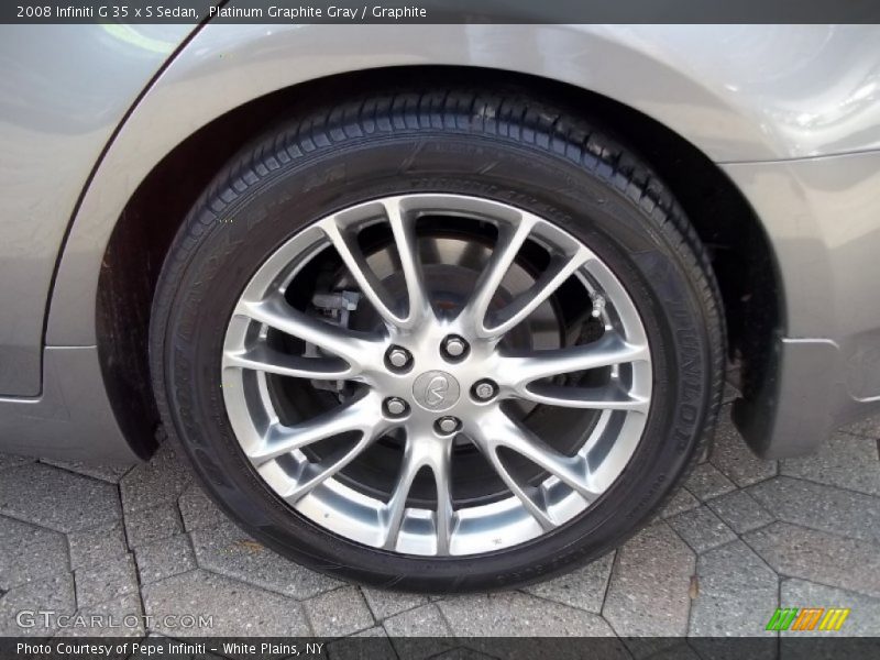 Platinum Graphite Gray / Graphite 2008 Infiniti G 35 x S Sedan
