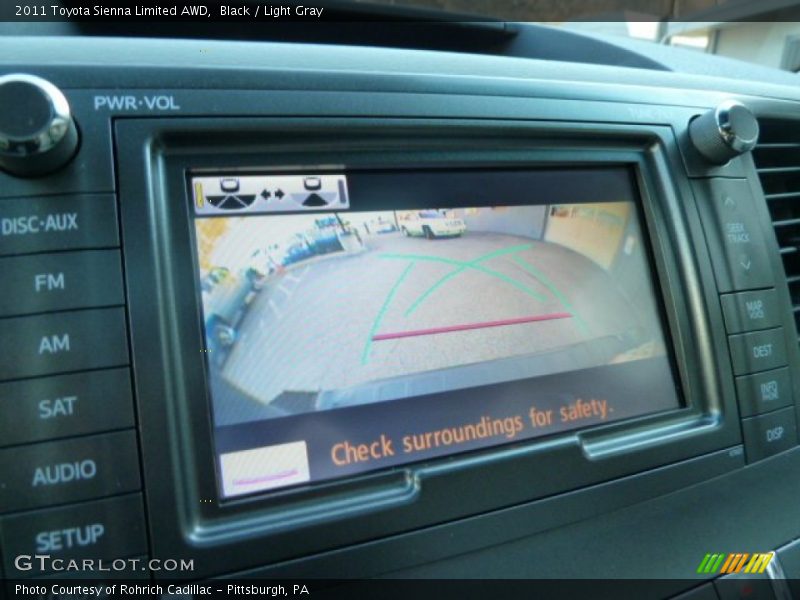 Black / Light Gray 2011 Toyota Sienna Limited AWD