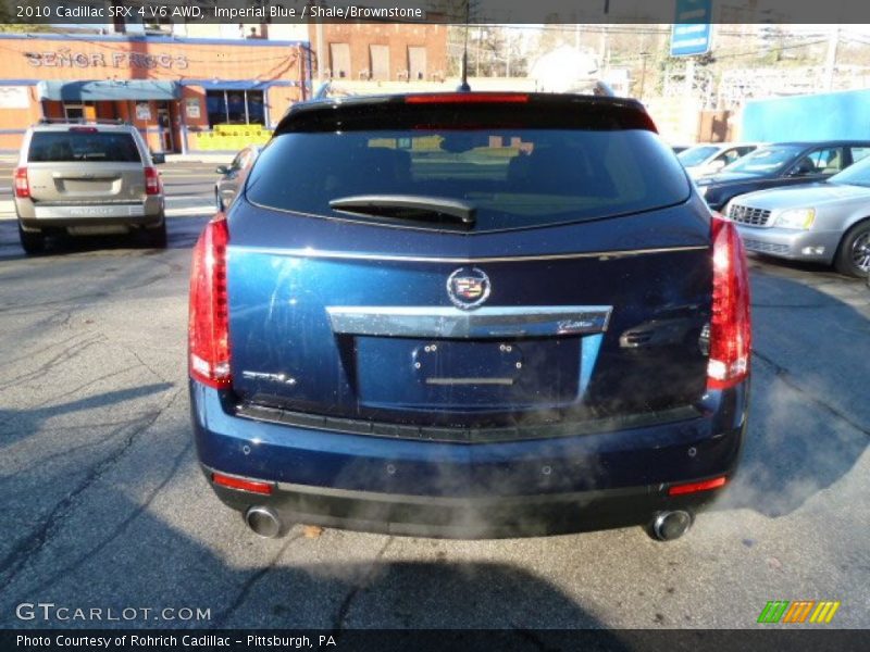 Imperial Blue / Shale/Brownstone 2010 Cadillac SRX 4 V6 AWD