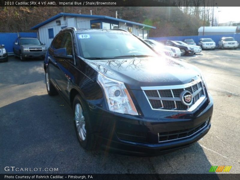 Imperial Blue / Shale/Brownstone 2010 Cadillac SRX 4 V6 AWD