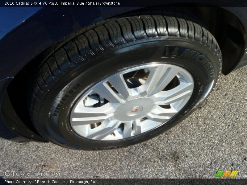 Imperial Blue / Shale/Brownstone 2010 Cadillac SRX 4 V6 AWD