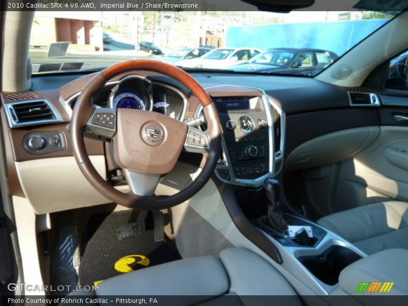 Imperial Blue / Shale/Brownstone 2010 Cadillac SRX 4 V6 AWD