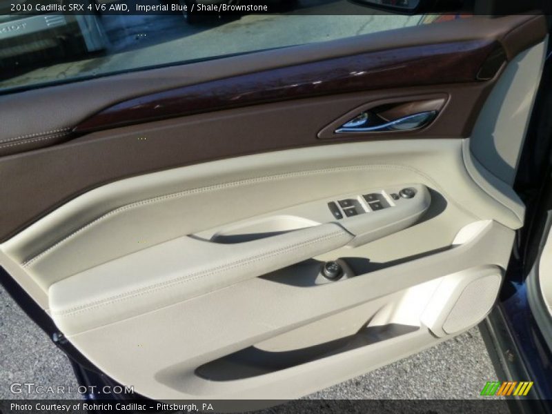 Imperial Blue / Shale/Brownstone 2010 Cadillac SRX 4 V6 AWD