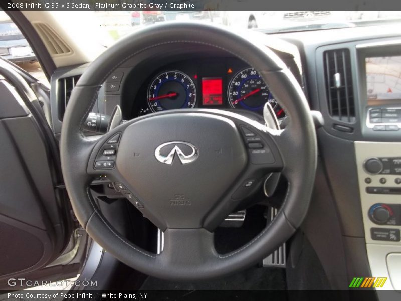 Platinum Graphite Gray / Graphite 2008 Infiniti G 35 x S Sedan