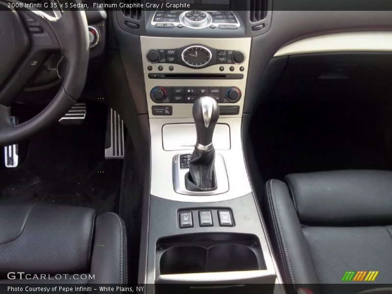 Platinum Graphite Gray / Graphite 2008 Infiniti G 35 x S Sedan