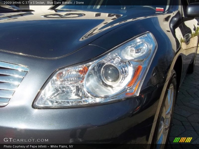 Blue Slate Metallic / Stone 2009 Infiniti G 37 x S Sedan