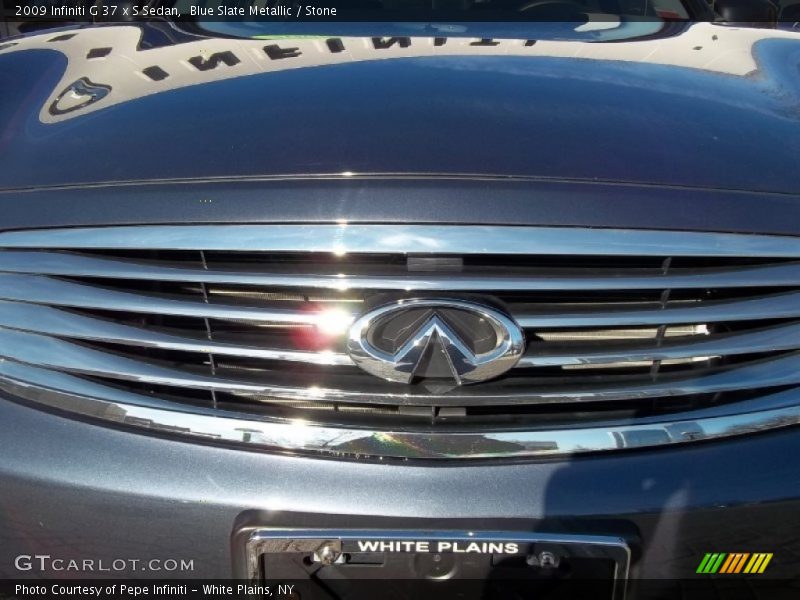 Blue Slate Metallic / Stone 2009 Infiniti G 37 x S Sedan