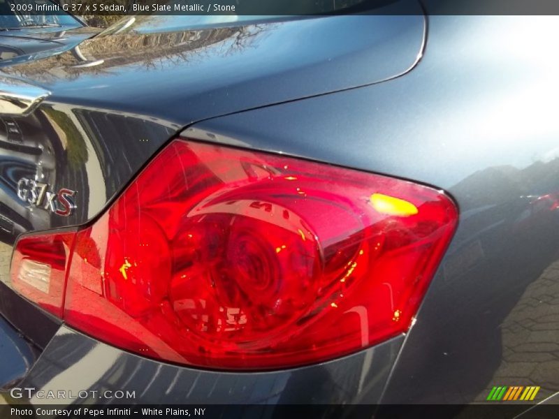 Blue Slate Metallic / Stone 2009 Infiniti G 37 x S Sedan