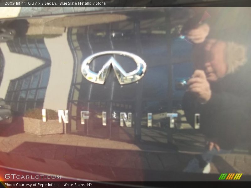 Blue Slate Metallic / Stone 2009 Infiniti G 37 x S Sedan