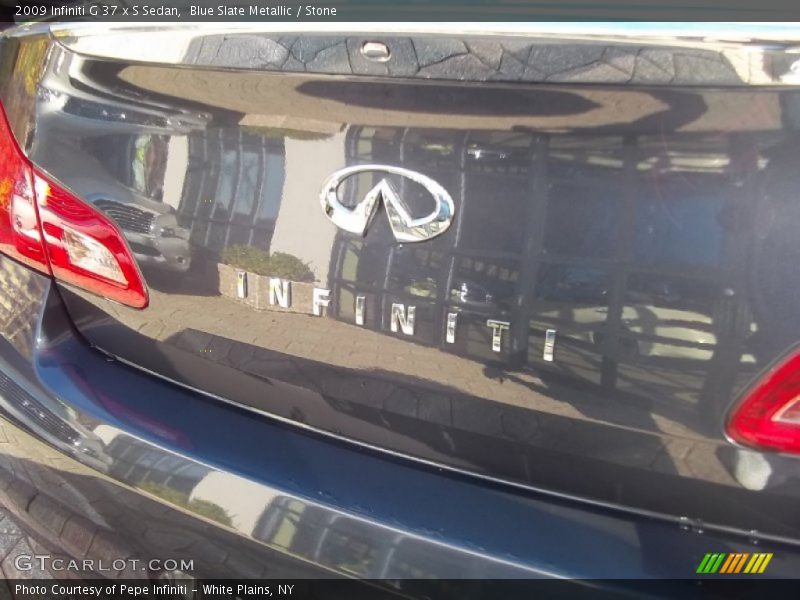 Blue Slate Metallic / Stone 2009 Infiniti G 37 x S Sedan