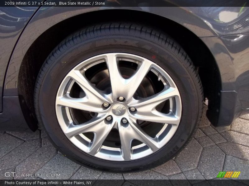 Blue Slate Metallic / Stone 2009 Infiniti G 37 x S Sedan