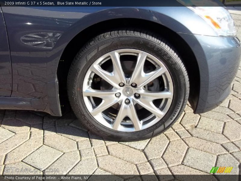 Blue Slate Metallic / Stone 2009 Infiniti G 37 x S Sedan