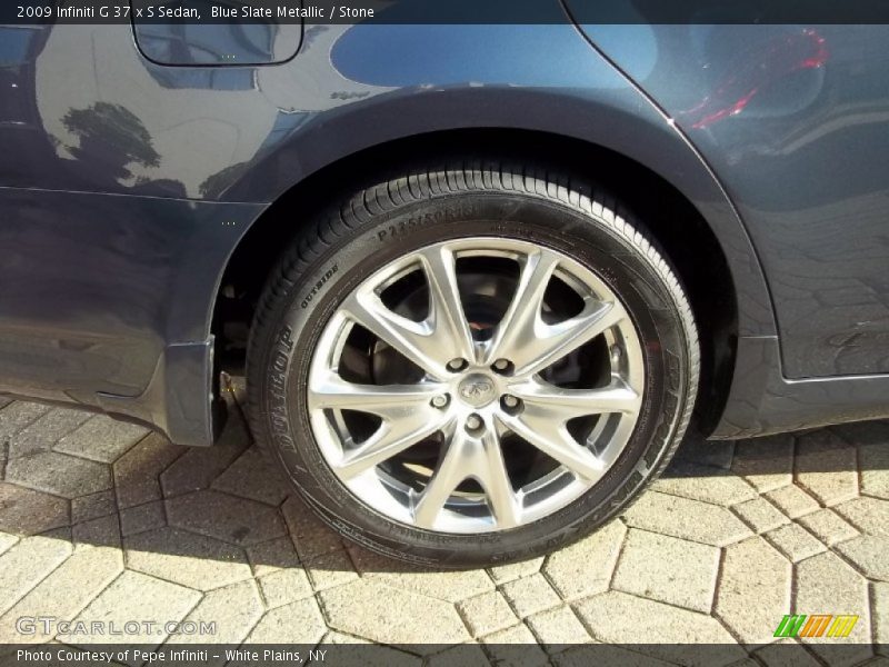 Blue Slate Metallic / Stone 2009 Infiniti G 37 x S Sedan