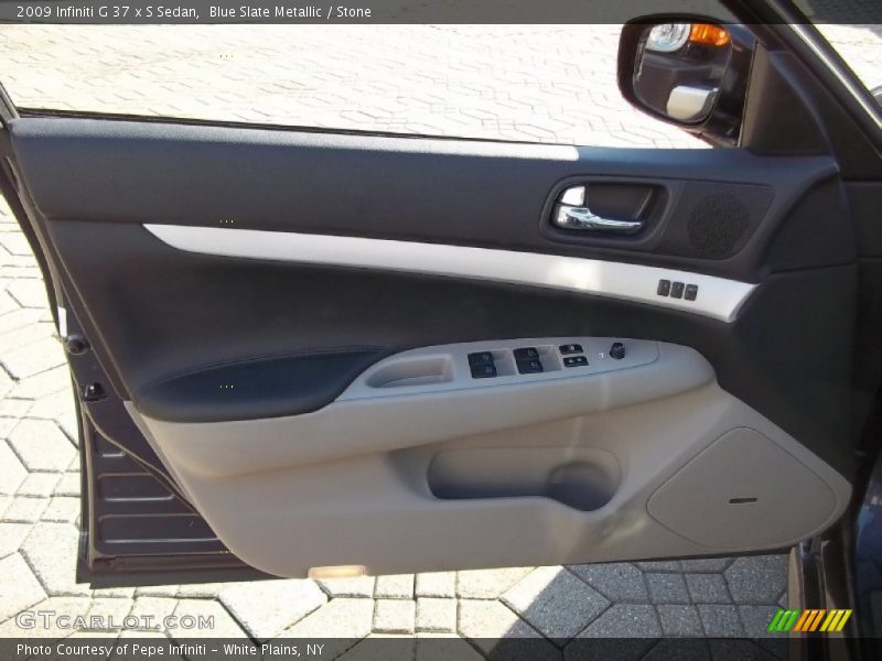 Blue Slate Metallic / Stone 2009 Infiniti G 37 x S Sedan