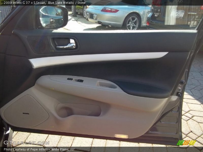 Blue Slate Metallic / Stone 2009 Infiniti G 37 x S Sedan