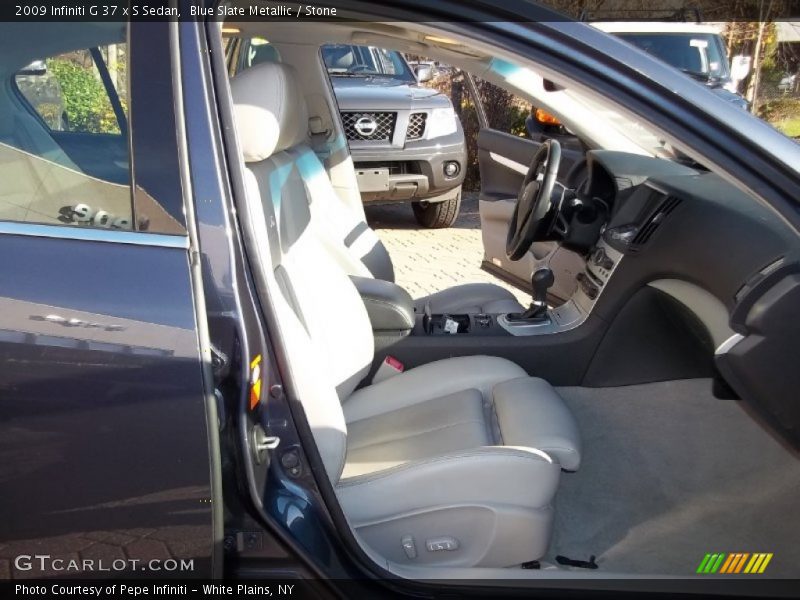 Blue Slate Metallic / Stone 2009 Infiniti G 37 x S Sedan