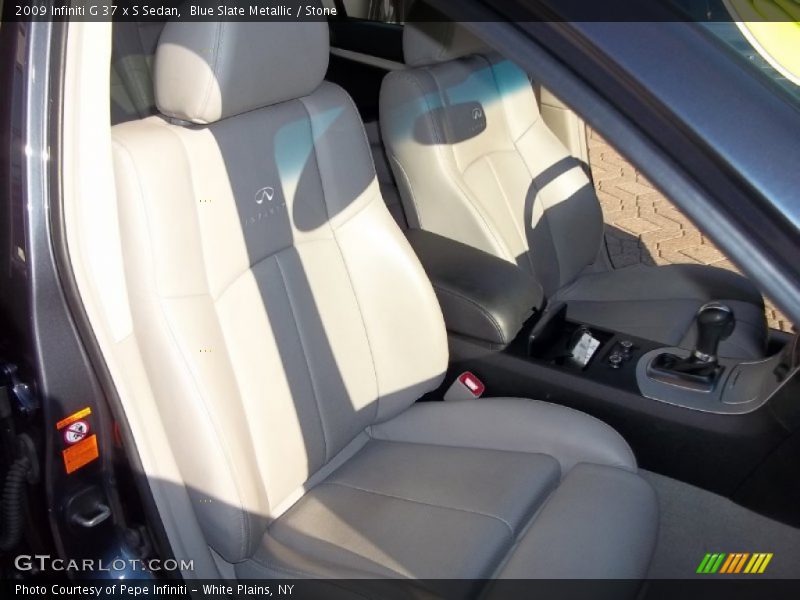 Blue Slate Metallic / Stone 2009 Infiniti G 37 x S Sedan
