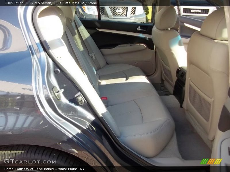 Blue Slate Metallic / Stone 2009 Infiniti G 37 x S Sedan