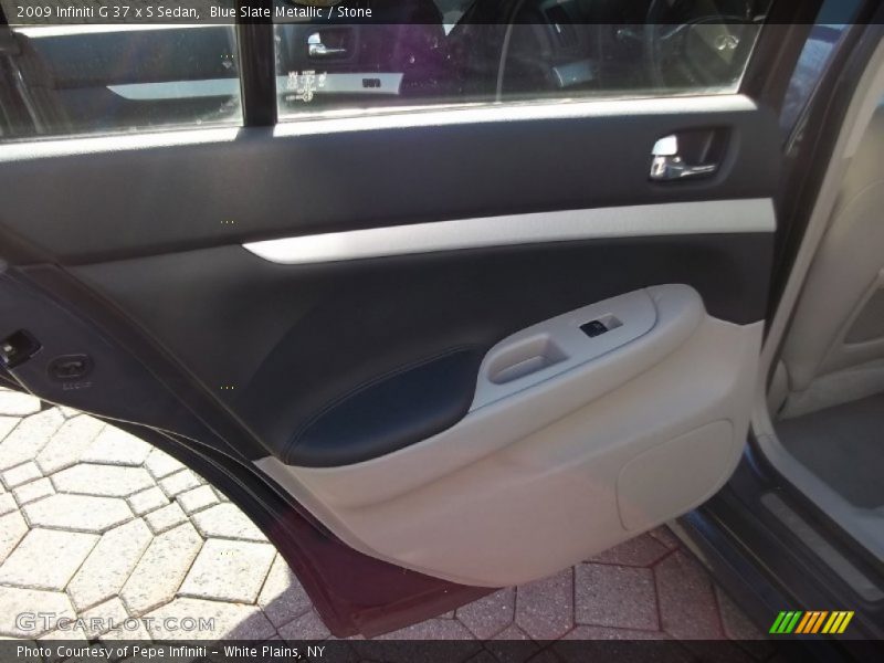 Blue Slate Metallic / Stone 2009 Infiniti G 37 x S Sedan