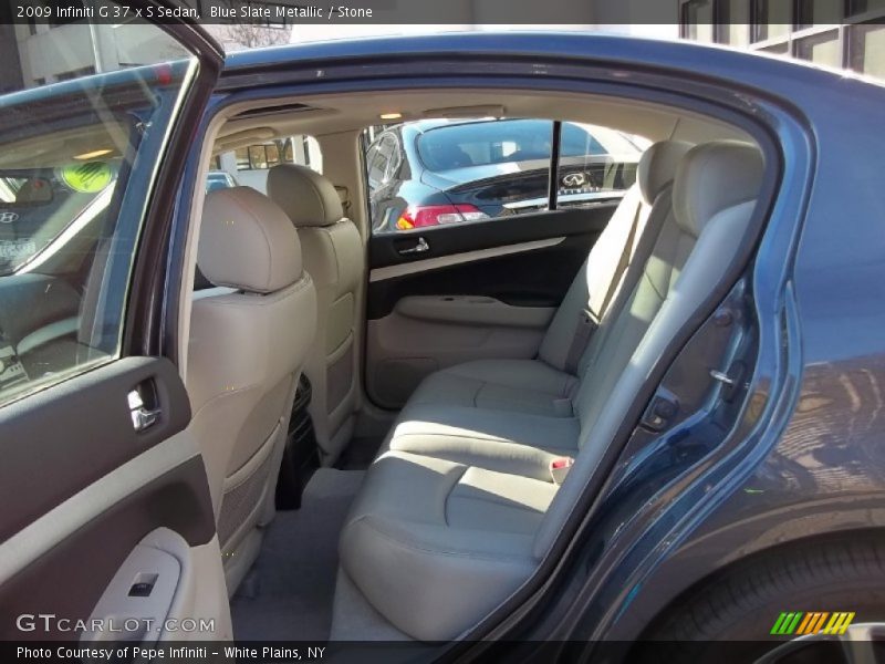 Blue Slate Metallic / Stone 2009 Infiniti G 37 x S Sedan