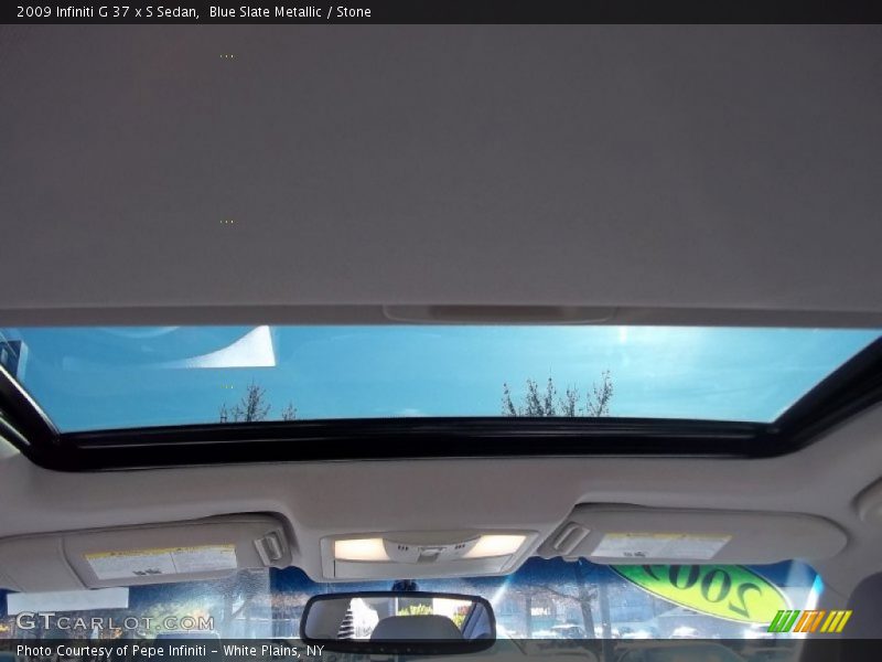 Blue Slate Metallic / Stone 2009 Infiniti G 37 x S Sedan