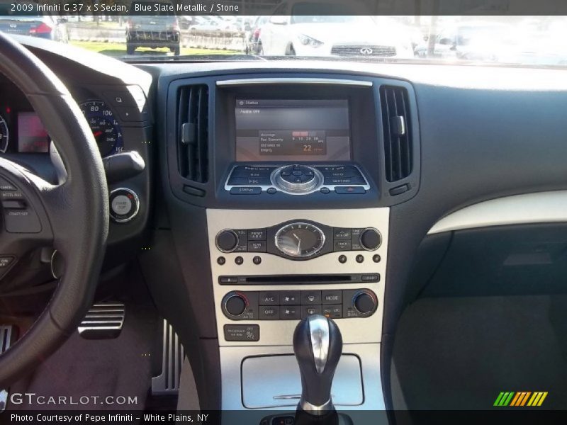 Blue Slate Metallic / Stone 2009 Infiniti G 37 x S Sedan