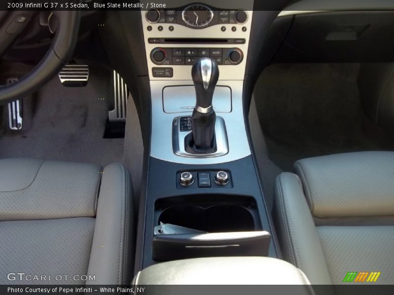 Blue Slate Metallic / Stone 2009 Infiniti G 37 x S Sedan