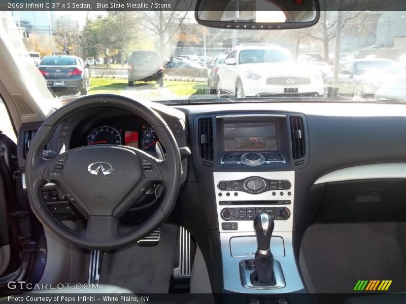 Blue Slate Metallic / Stone 2009 Infiniti G 37 x S Sedan