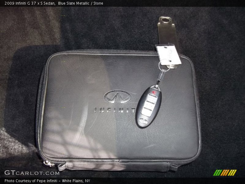 Blue Slate Metallic / Stone 2009 Infiniti G 37 x S Sedan