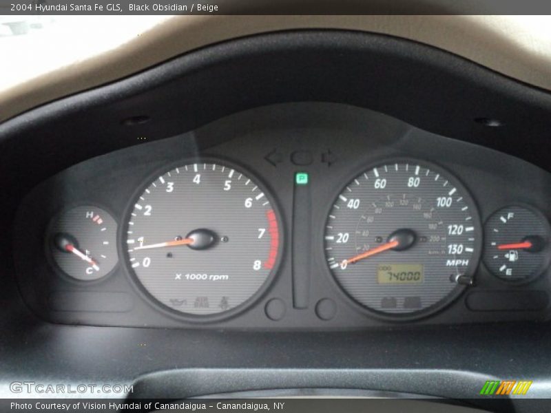  2004 Santa Fe GLS GLS Gauges