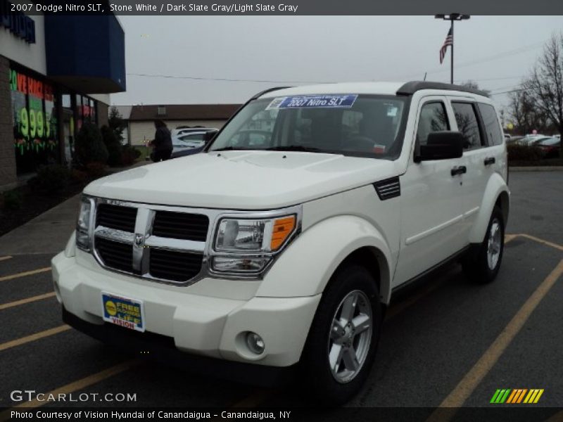 Stone White / Dark Slate Gray/Light Slate Gray 2007 Dodge Nitro SLT