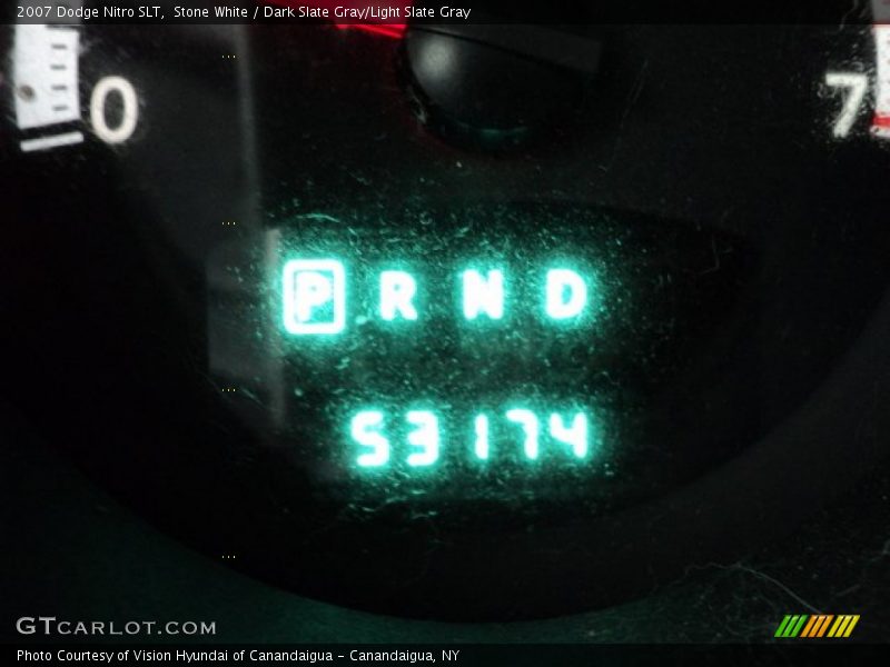 Stone White / Dark Slate Gray/Light Slate Gray 2007 Dodge Nitro SLT
