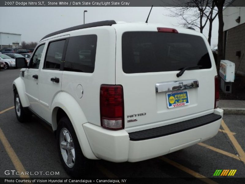 Stone White / Dark Slate Gray/Light Slate Gray 2007 Dodge Nitro SLT