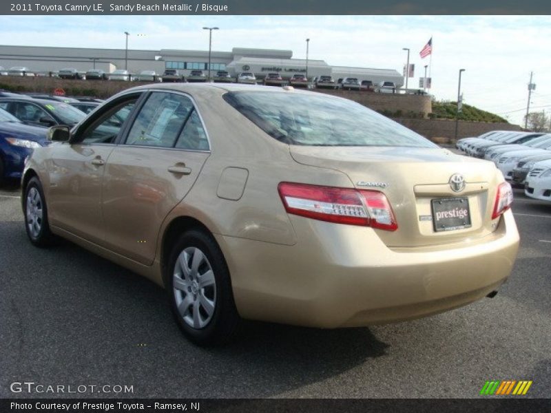 Sandy Beach Metallic / Bisque 2011 Toyota Camry LE