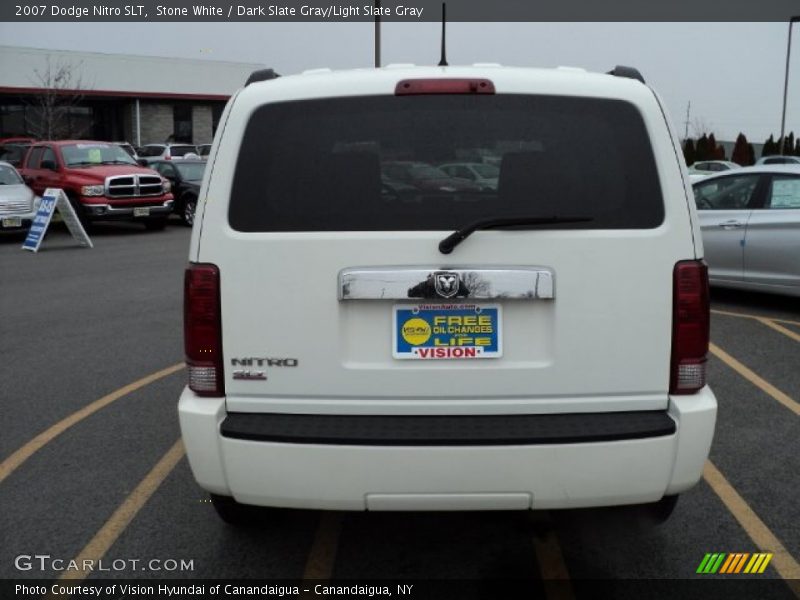 Stone White / Dark Slate Gray/Light Slate Gray 2007 Dodge Nitro SLT