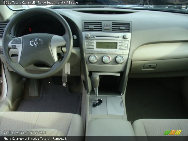 Sandy Beach Metallic / Bisque 2011 Toyota Camry LE