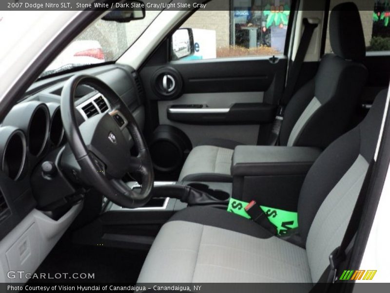 Stone White / Dark Slate Gray/Light Slate Gray 2007 Dodge Nitro SLT