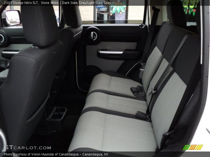 Stone White / Dark Slate Gray/Light Slate Gray 2007 Dodge Nitro SLT