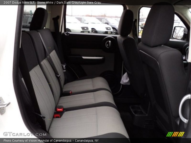 Stone White / Dark Slate Gray/Light Slate Gray 2007 Dodge Nitro SLT