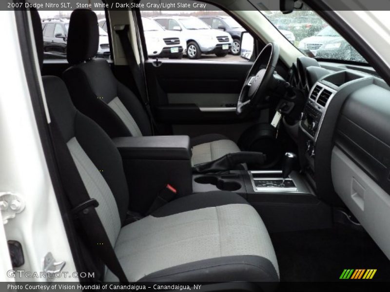 Stone White / Dark Slate Gray/Light Slate Gray 2007 Dodge Nitro SLT