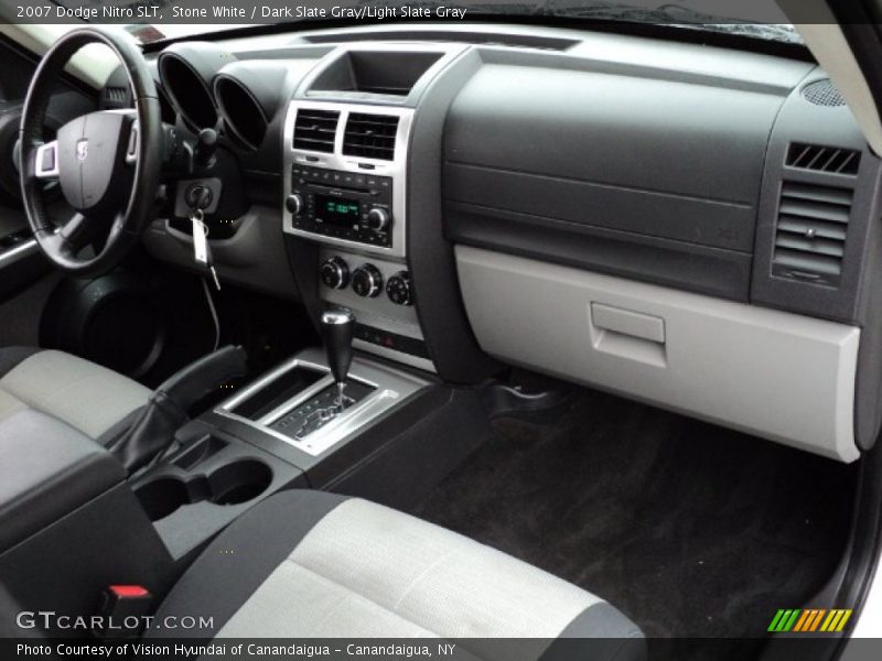 Stone White / Dark Slate Gray/Light Slate Gray 2007 Dodge Nitro SLT