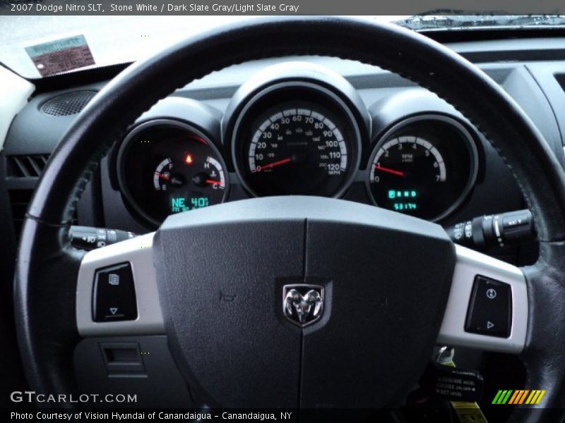 Stone White / Dark Slate Gray/Light Slate Gray 2007 Dodge Nitro SLT
