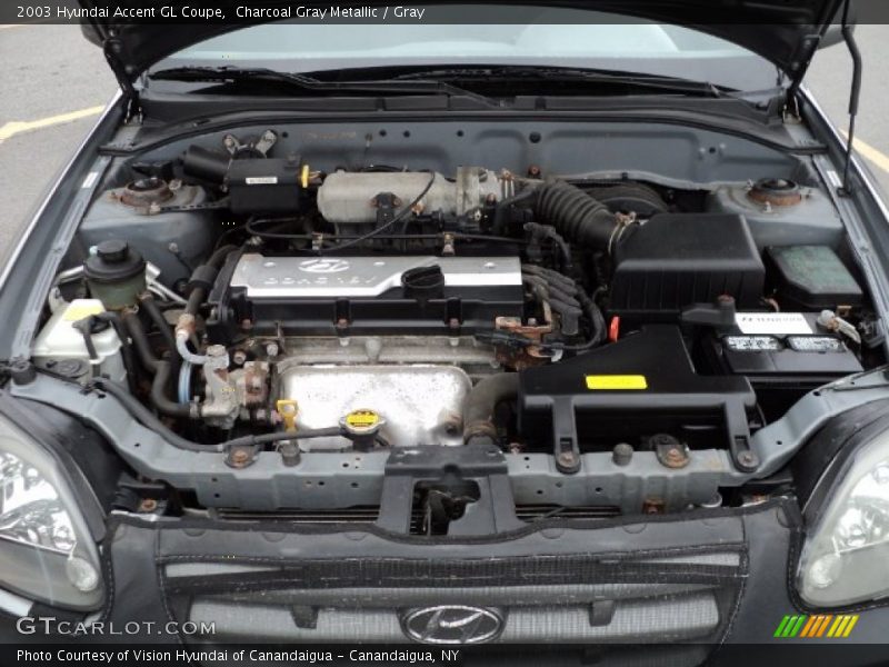  2003 Accent GL Coupe Engine - 1.6 Liter DOHC 16-Valve 4 Cylinder
