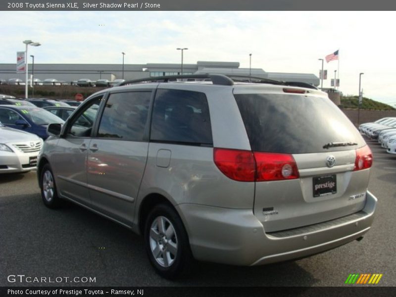 Silver Shadow Pearl / Stone 2008 Toyota Sienna XLE