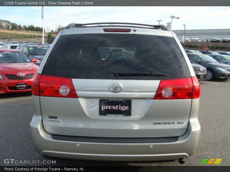 Silver Shadow Pearl / Stone 2008 Toyota Sienna XLE