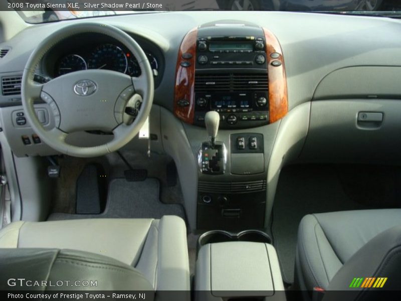 Silver Shadow Pearl / Stone 2008 Toyota Sienna XLE