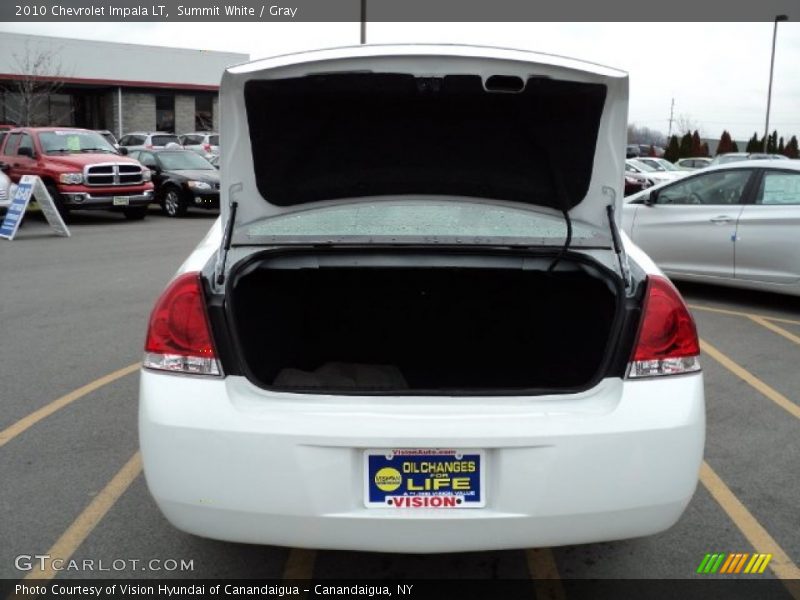 Summit White / Gray 2010 Chevrolet Impala LT